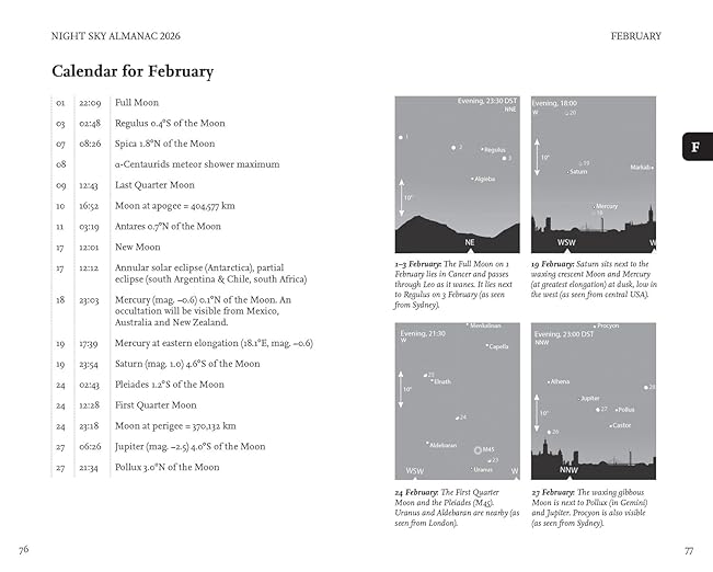 Night Sky Almanac 2026: A stargazer’s guide