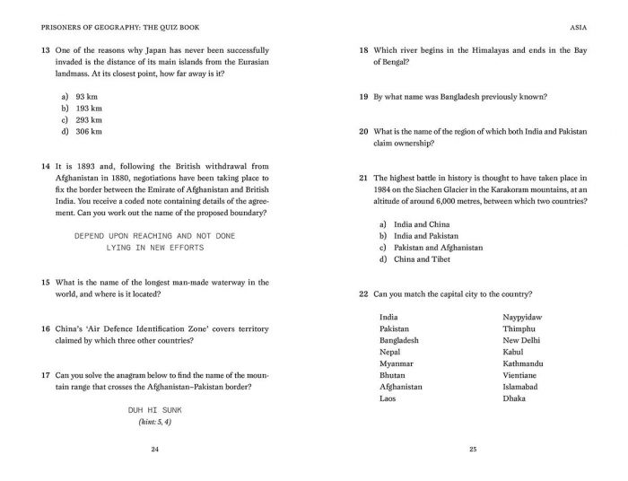 Prisoners of Geography The Quiz Book
