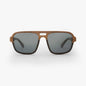 Sustainable Sunglasses - Nazere Walnut Wood Sunglasses
