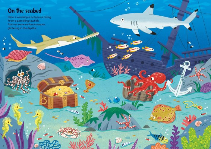 Sparkly Sea Creatures Sticker Book