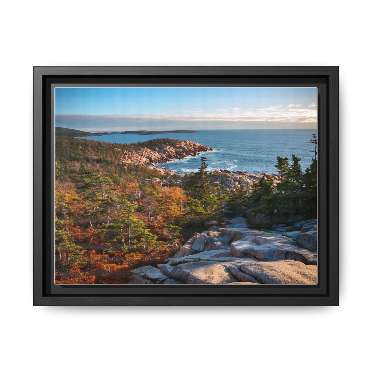 Canvas Print - Coastal Autumn Landscape