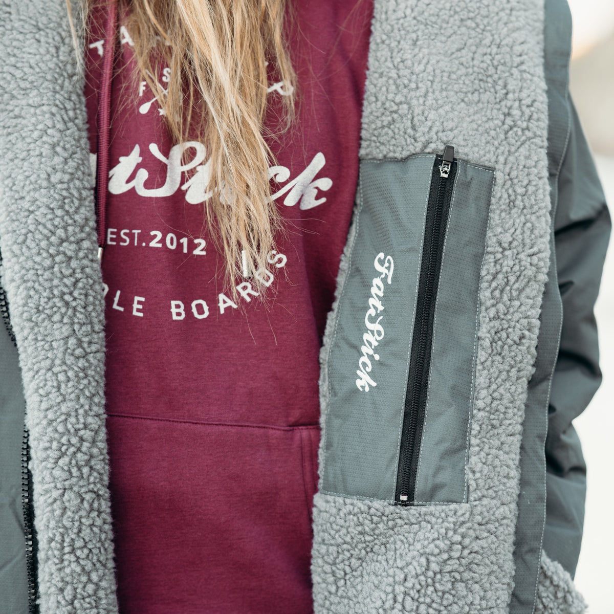 FREE BEANIE | Recycled Fleece Changing Robe “FatWrap” | Waterproof |Beach | Swimming | Surfing | Coat