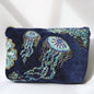 Velvet Beaded Jellyfish Pouch Bag