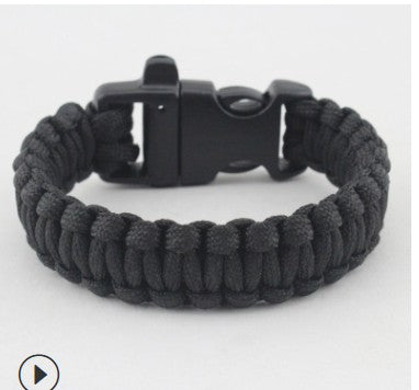 10ft Paracord Emergency Survival Paracord Bracelet Whistle Buckle Camping