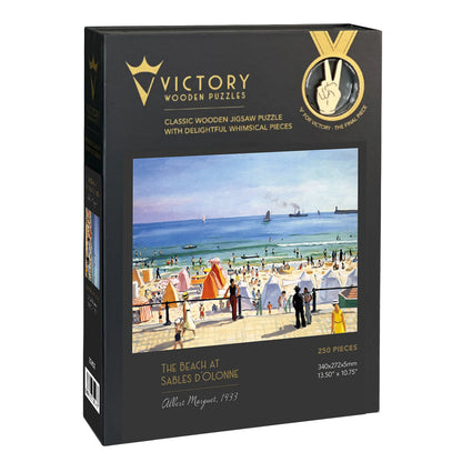 The Beach at Sables d'Olonne - Victory Wooden Puzzles