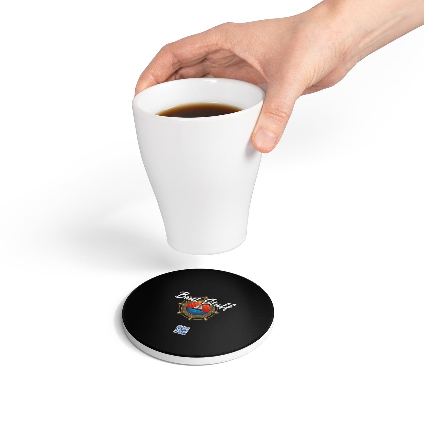 Boat-Stuff Ceramic Coaster - Nautical Web Shop