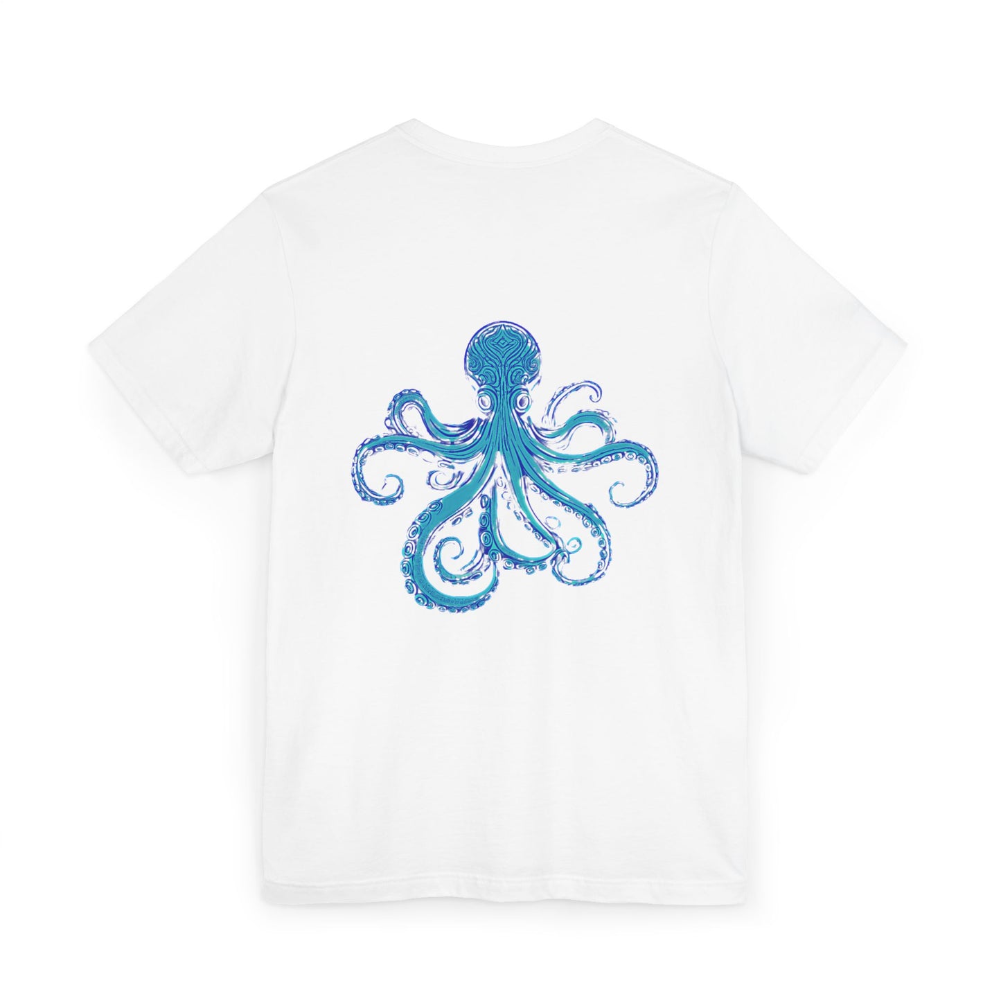 Octopus Jersey T-Shirt - Casual Cool Artistic Unisex Tee Shirt
