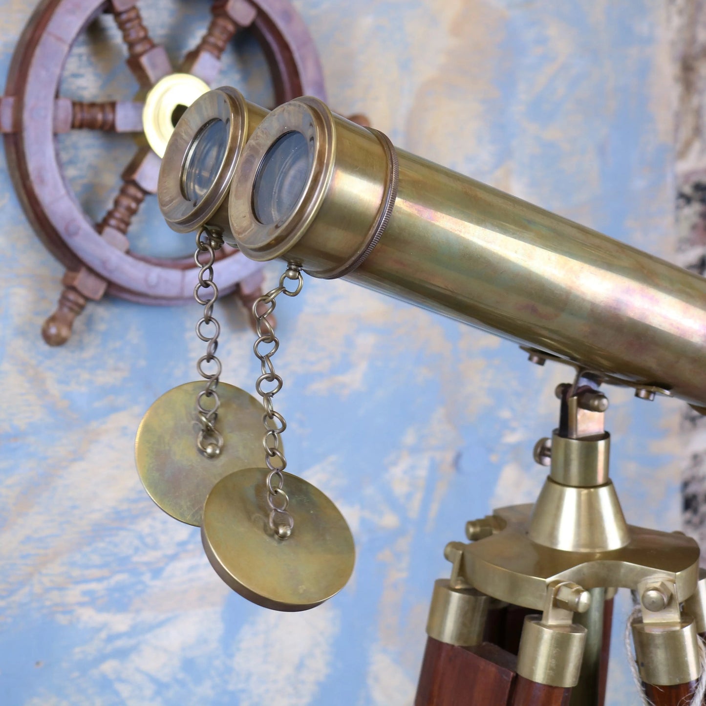 Mowai Vintage Binoculars on Tripod (Ornamental)