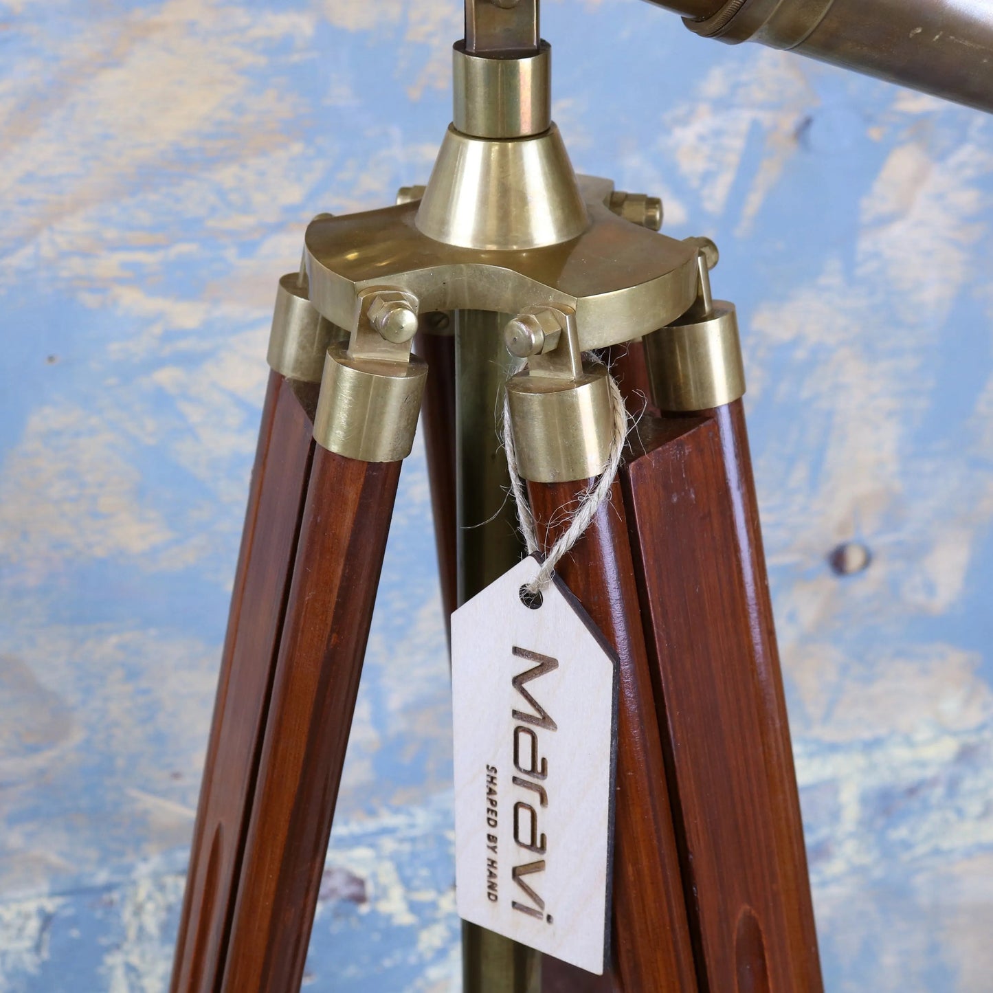 Mowai Vintage Binoculars on Tripod (Ornamental)