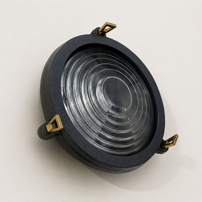 Wroxham ~ Cast Pewter Coastal Lighthouse Wall Light Industrial Ceiling Fixture