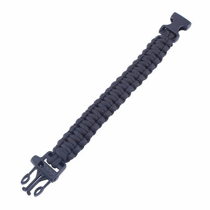10ft Paracord Emergency Survival Paracord Bracelet Whistle Buckle Camping