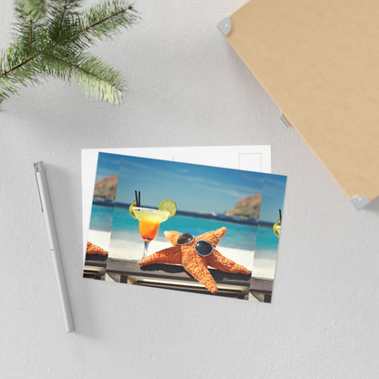 Margarita Starfish Postcard