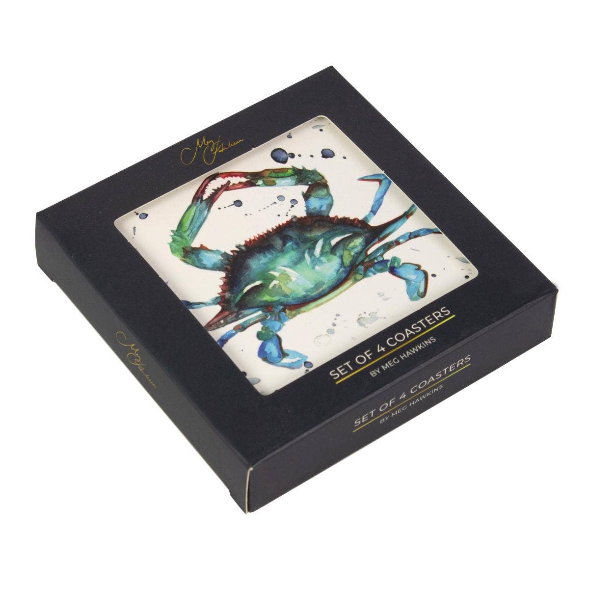 Meg Hawkins Coastal Creatures Coasters, Set of 4
