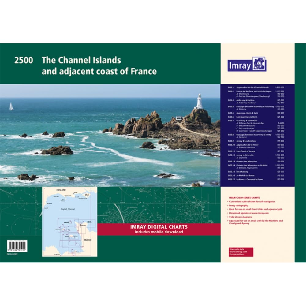 Imray Channel Islands & France Coast A2 Chart Pack – Boat-Stuff