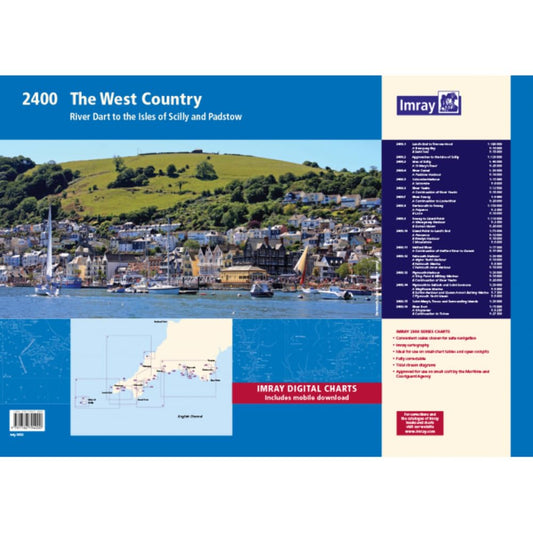 Imray Chart Pack - Wirobound - 2400 West Country: River Dart to the Isles of Scilly and Padstow - Boat-Stuff