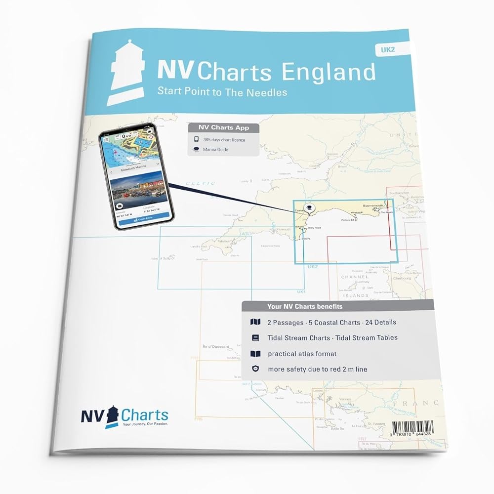 NV Atlas England UK 2 - Start Point to the Needles - Boat-Stuff