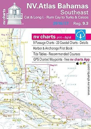 NV Atlas Bahamas 9.3 - Southeast - Cat & Long Island - Rum Cay to Turks & Caicos