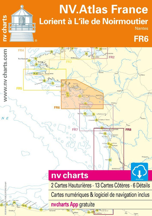 NV Atlas France FR 6 - Lorient à I'lle de Noirmoutier Nantes - Boat-Stuff