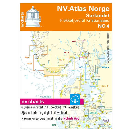 NV Atlas Norway NO 4 - Sørlandet West, Flekkefjord to Kristiansand - Boat-Stuff