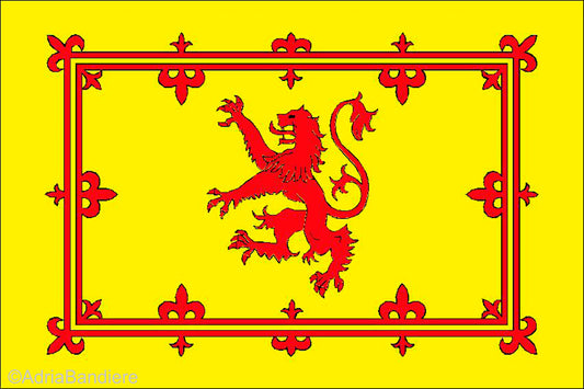 Scottish Lion 12 x 9 Courtesy Flag Polyester - Boat-Stuff
