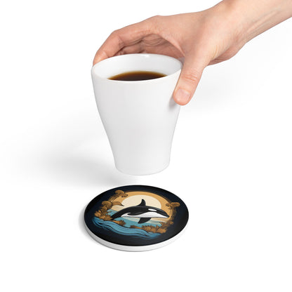 Orca Ceramic Coaster