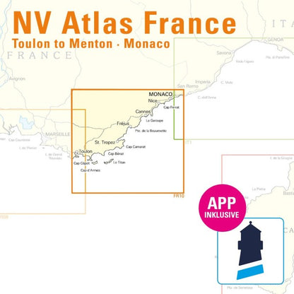 NV Atlas France FR 10 - Toulon - Menton - Monaco