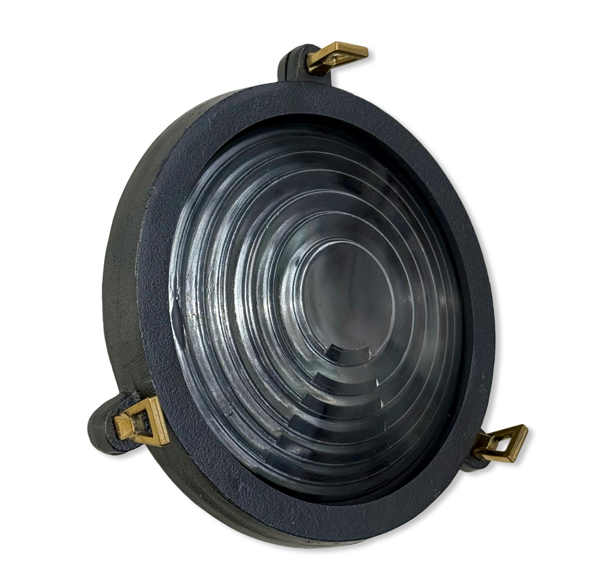 Wroxham ~ Cast Pewter Coastal Lighthouse Wall Light Industrial Ceiling Fixture - Boat-Stuff