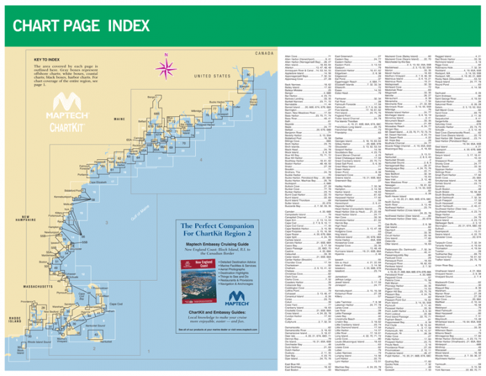 ChartKit Region 2 - Block Island, R.I. to the Canadian Border