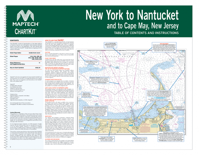 ChartKit Region 3 - New York to Nantucket and to Cape May, New Jersey