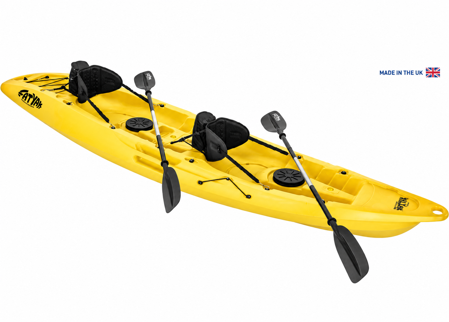 'MAHEE' Double Seater Kayak Yellow Package Deal 🟡