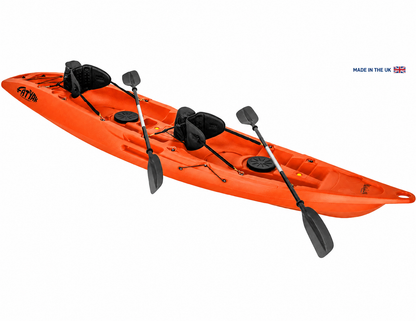 'MAHEE' Double Seater Kayak Orange Package Deal 🟠