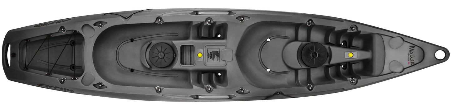 Mahee Eco Tandem Kayak | 100% Ocean Plastic | Black | Stable & Durable