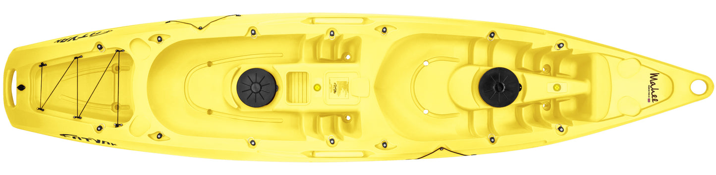Mahee Tandem Kayak | Plastic Neutral | Yellow | Stable & Durable