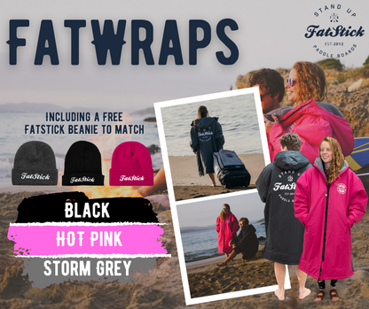 FatStick Kids Childs Changing Robe “FatWrap” With Sherpa Fleece Lining