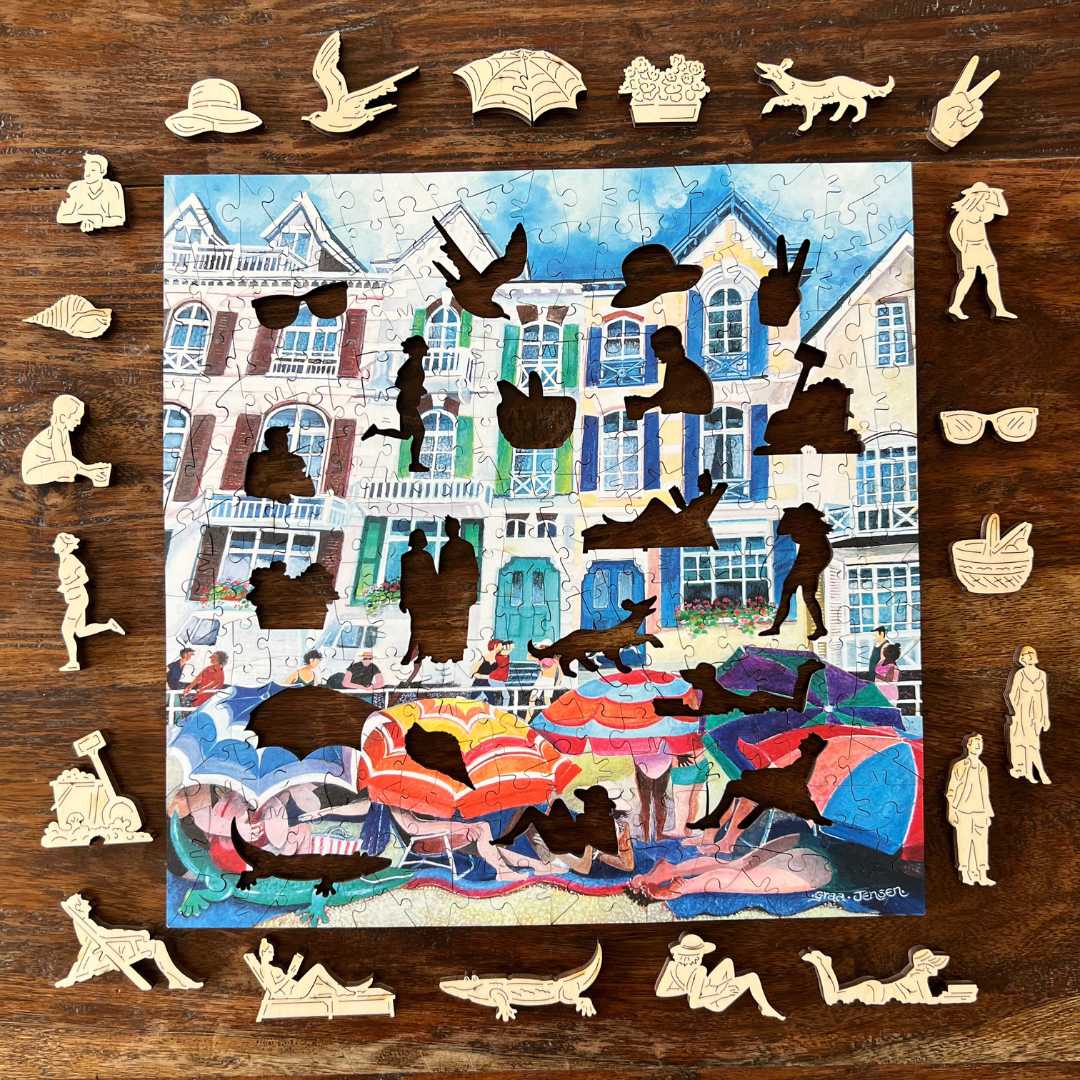 Day Trip To France - Victory Wooden Puzzles
