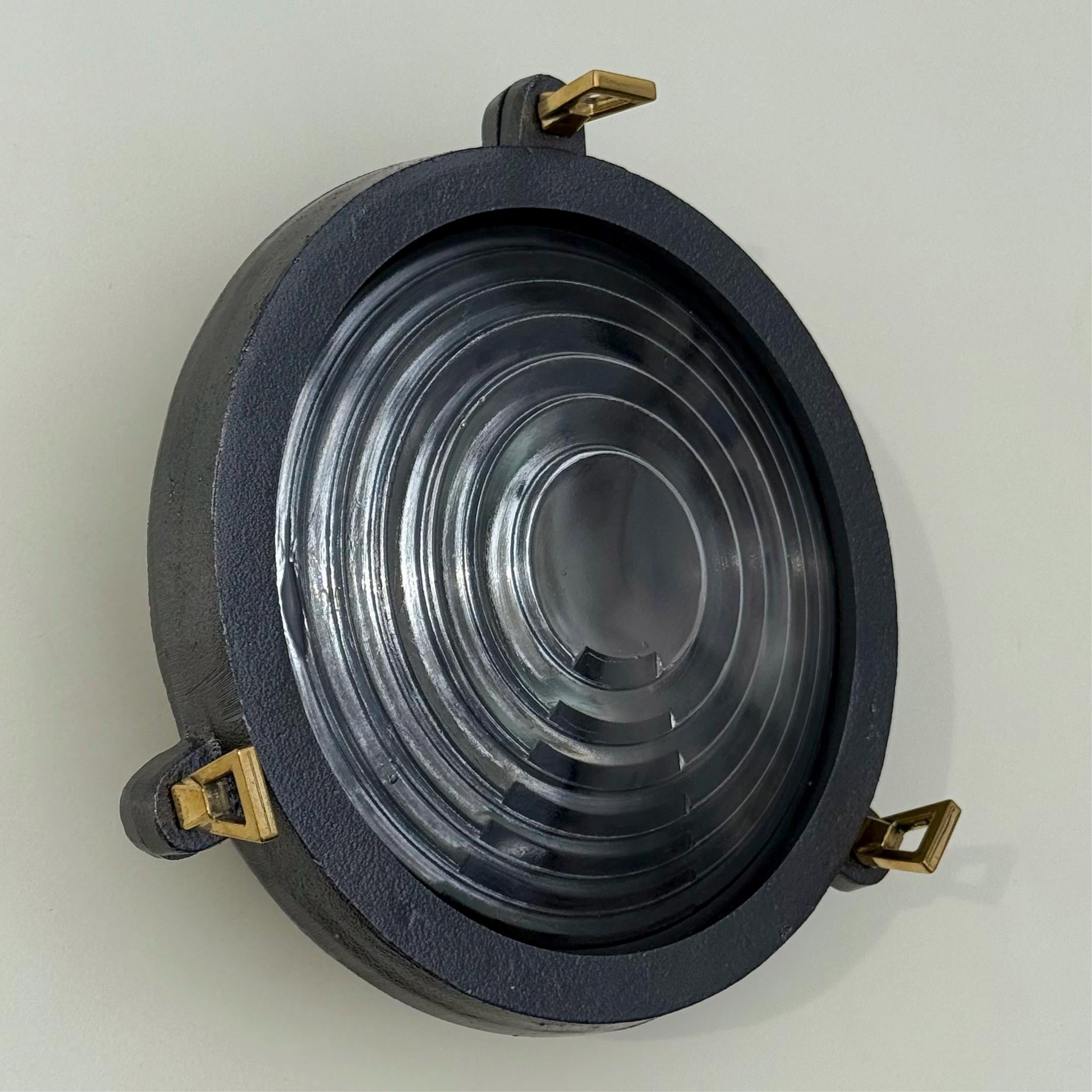 Wroxham ~ Cast Pewter Coastal Lighthouse Wall Light Industrial Ceiling Fixture - Boat-Stuff