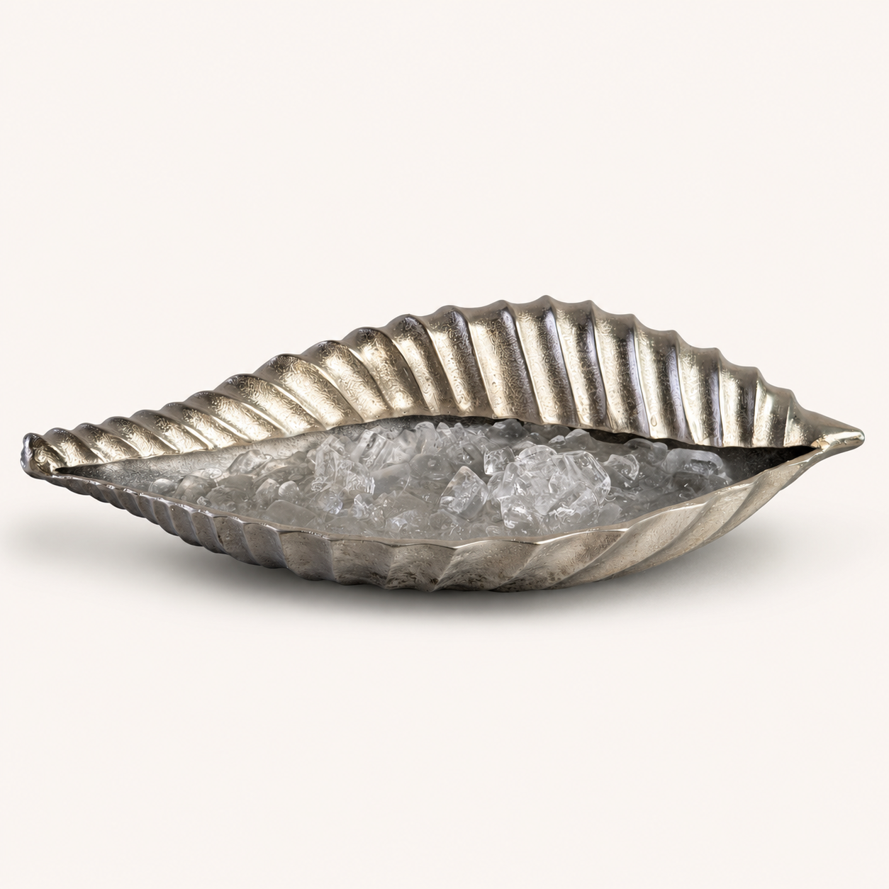 Clamshell Solid Cast Champagne Ice Bucket - Wine Cooler