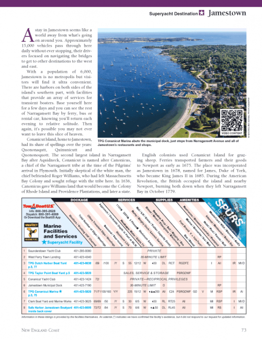 Embassy Cruising Guide: New England Coast
