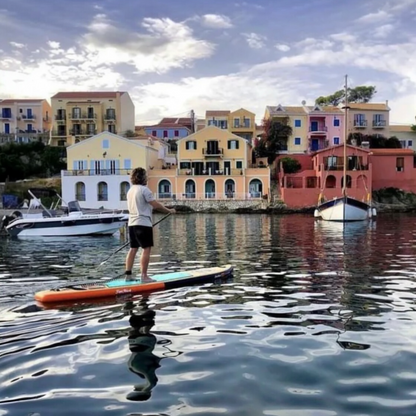 Wooden Menace 11'2 Inflatable Paddle Board | With Seat Koo