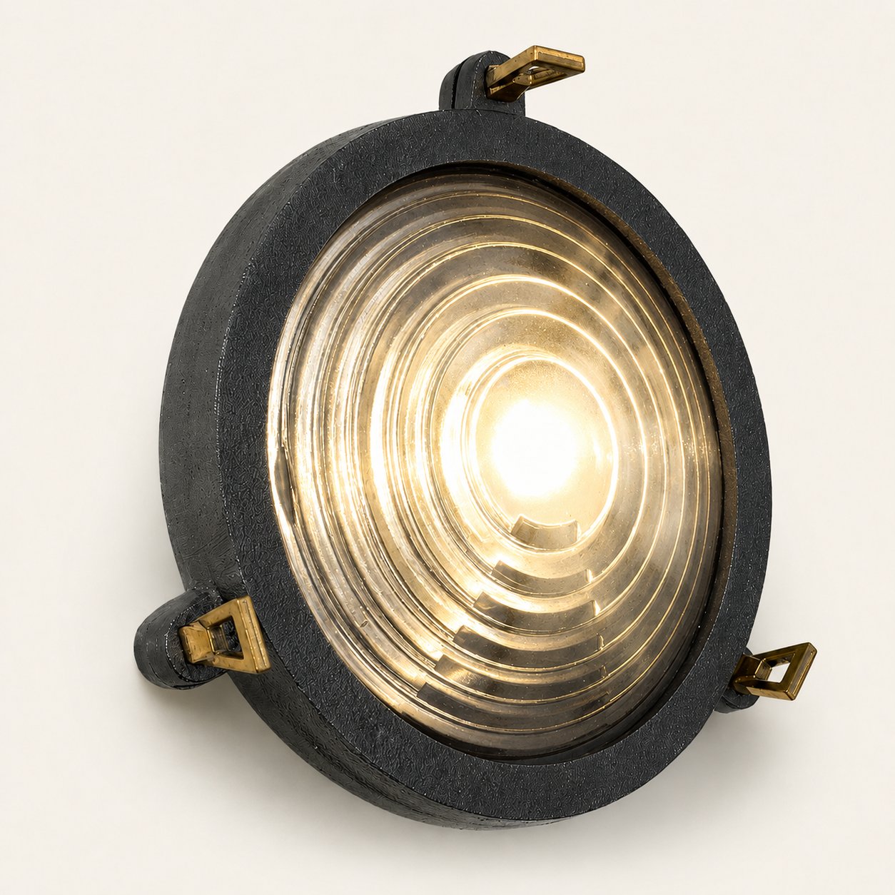 Wroxham ~ Cast Pewter Coastal Lighthouse Wall Light Industrial Ceiling Fixture