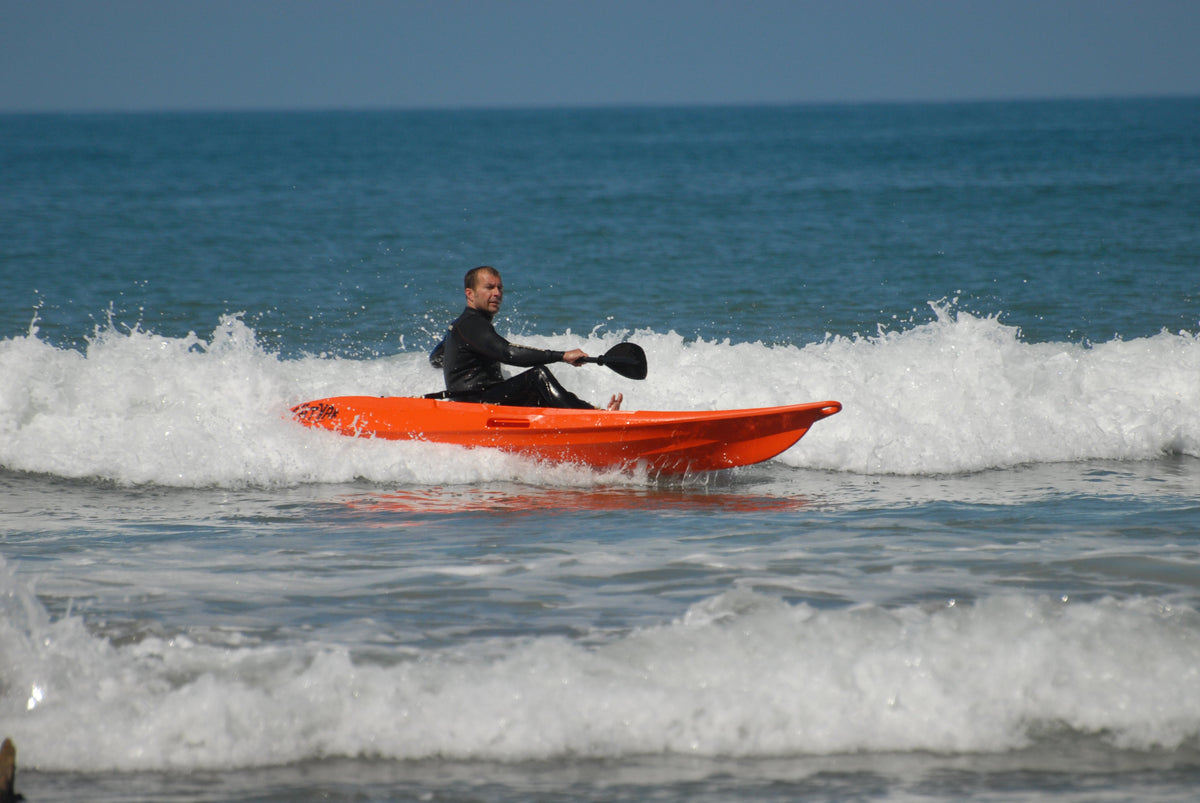 Kaafu Solo Fishing Kayak | Plastic Neutral | Orange | Complete Package