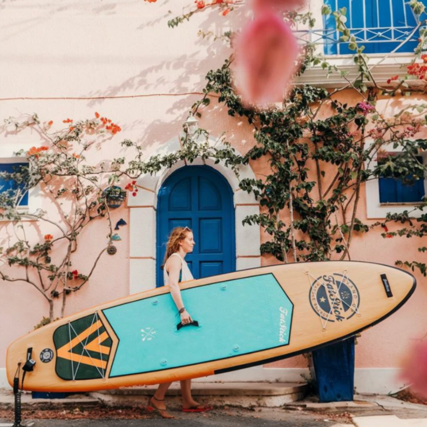 Wooden Menace 11'2 Inflatable Paddle Board | With Seat Koo