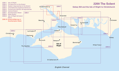 Imray Chart Pack 2200 (The Solent)