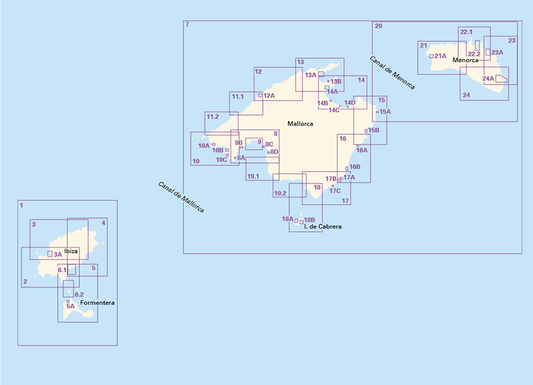 Imray Chart Pack - 3200 Islas Baleares
