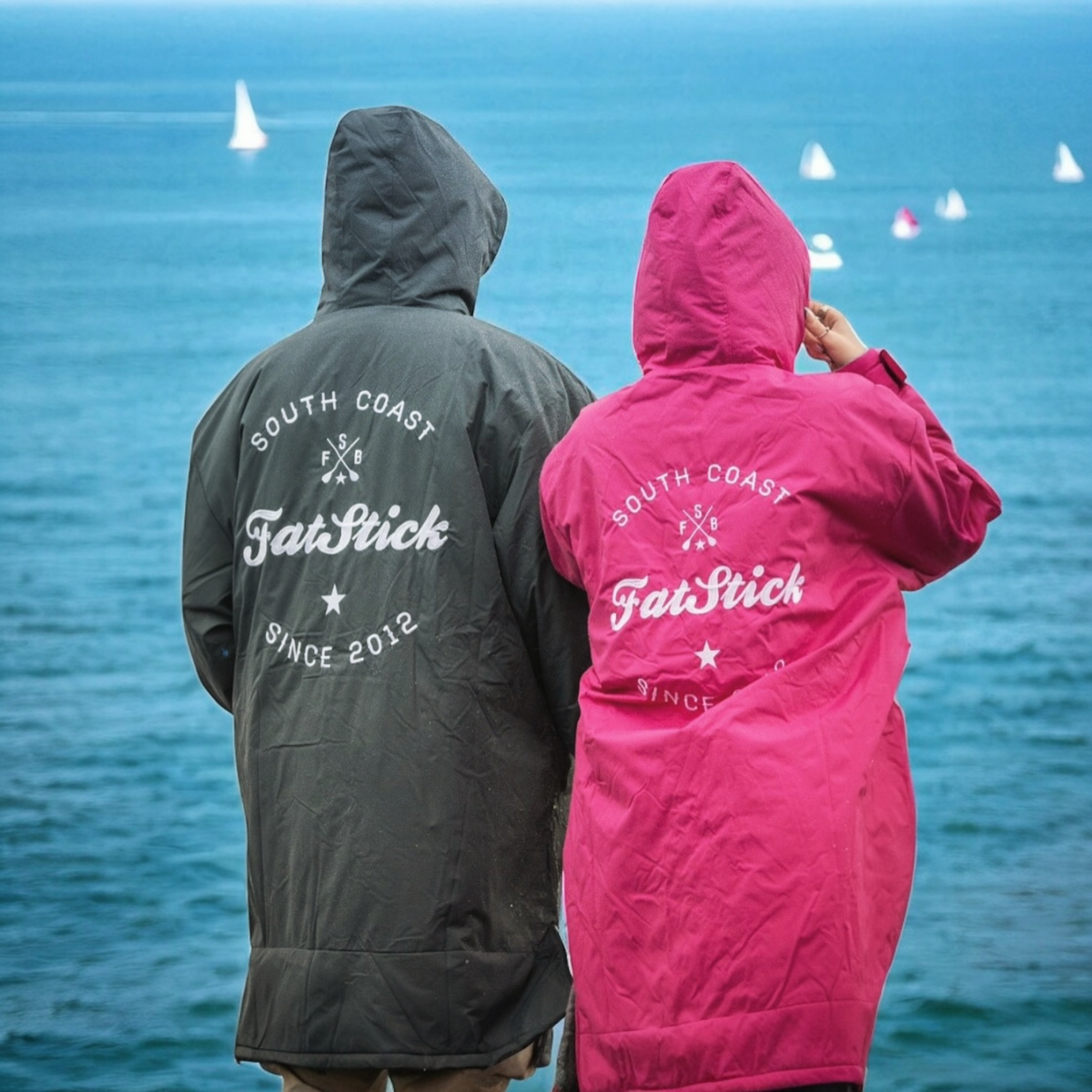 FREE BEANIE | Recycled Fleece Changing Robe “FatWrap” | Waterproof |Beach | Swimming | Surfing | Coat