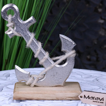 Malvan Metal Anchor Ornament Nautical Decor