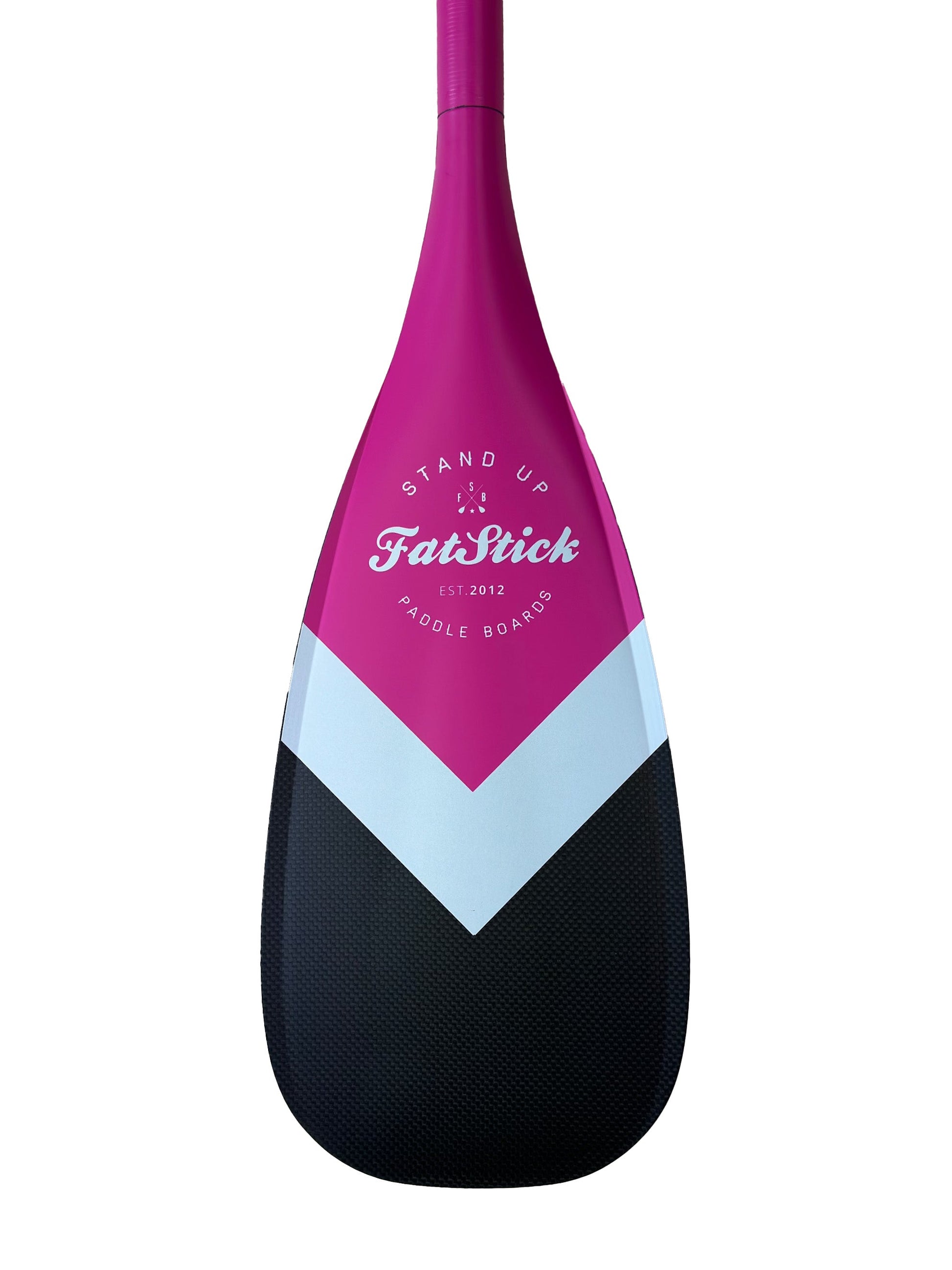 3 Piece Full Carbon Paddle Board Paddle - Blue/Pink/Black - With Free Bag - Boat-Stuff