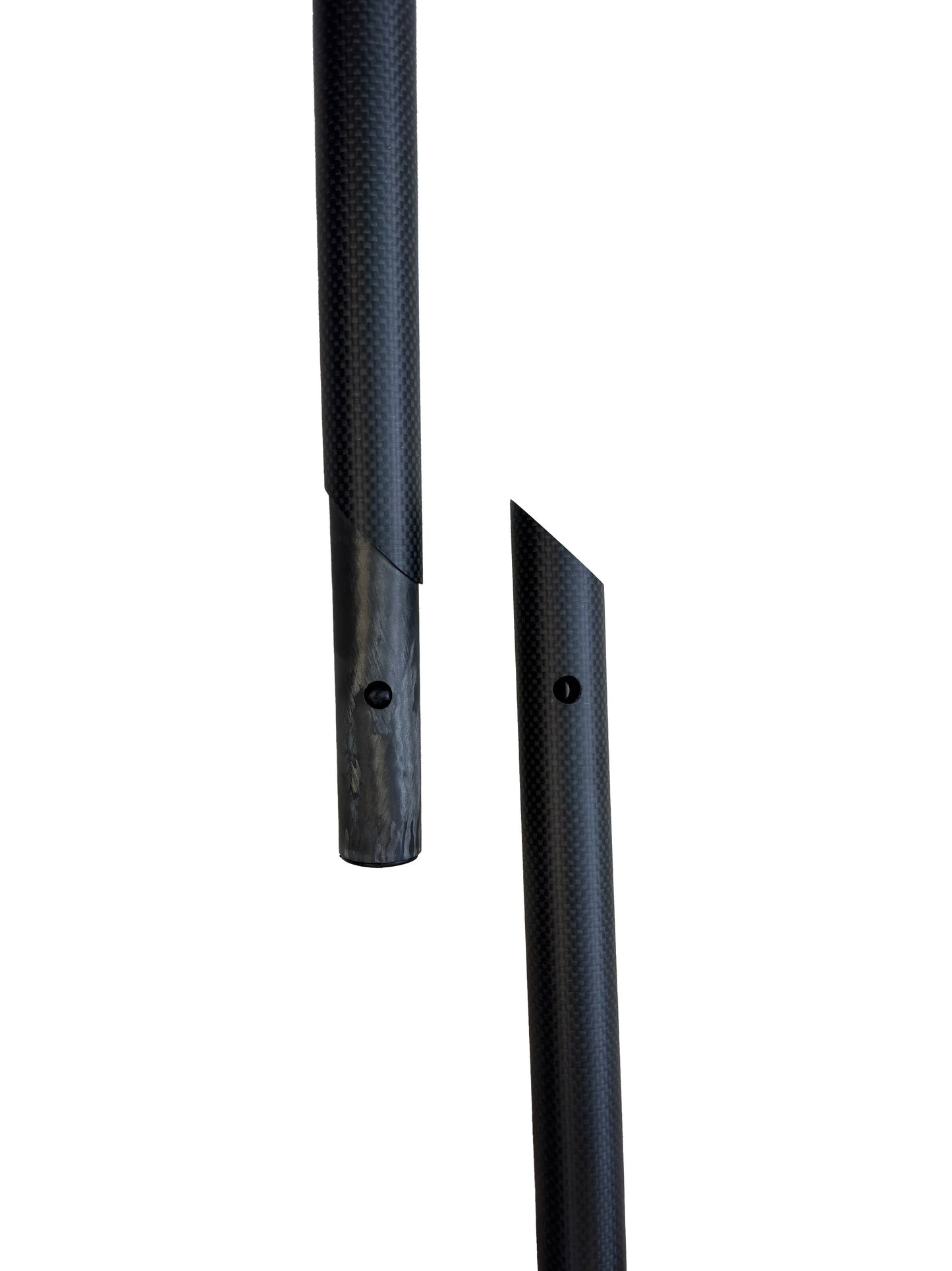 3 Piece Full Carbon Paddle Board Paddle - Blue/Pink/Black - With Free Bag