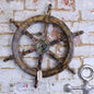 Naav Wooden Ships Wheel Natural Colour