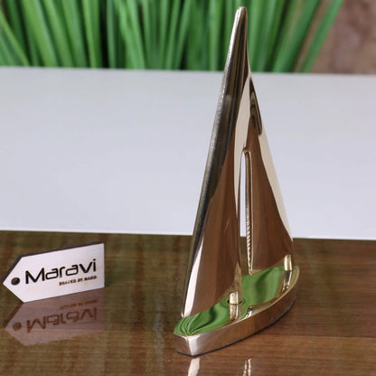 Nabha Brass Yacht Model Ornament